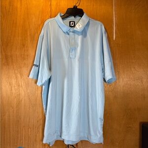 Light Blue Titleist FootJoy Golf Shirt Size Large Men’s